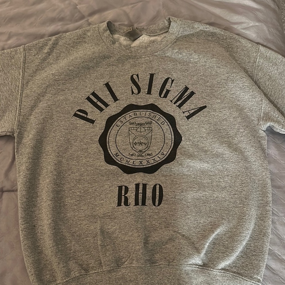 Gray Phi Sigma Rho Crew Neck